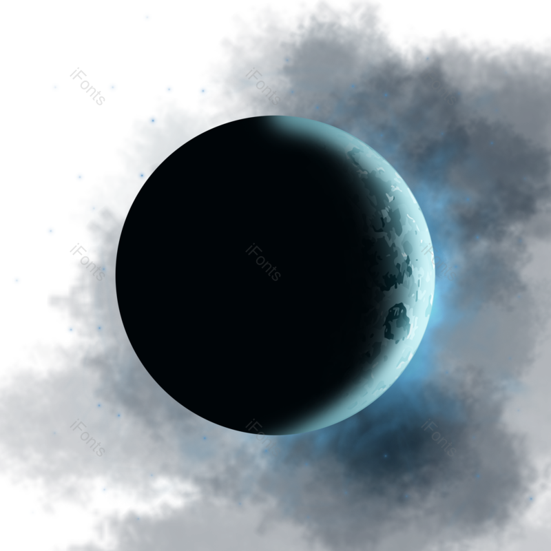 白色图片,夜晚元素,月亮PNG,星星免抠素材